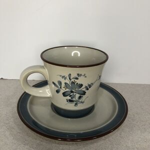 Vintage Noritake Stoneware Tea/Coffee Cup And Saucer‎